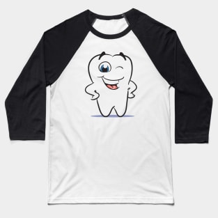 teeth cartoon Baseball T-Shirt